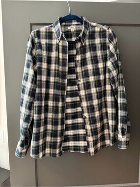 L.L. Bean Women's Scotch Plaid Flannel Shirt